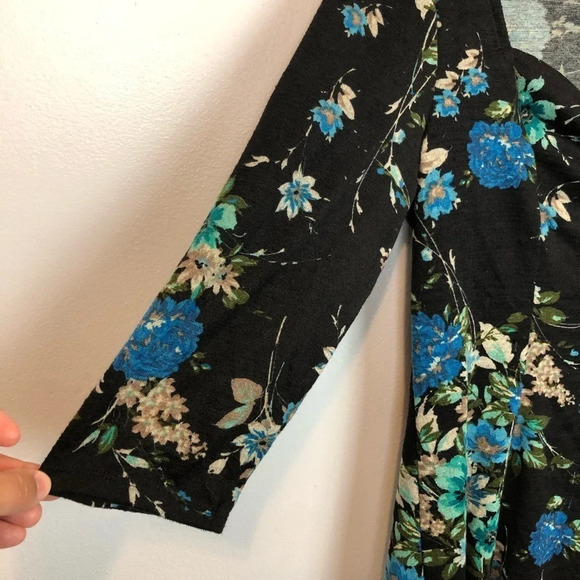 BeBop Juniors Floral Sweetheart A-Line Dress - Picture 6 of 7